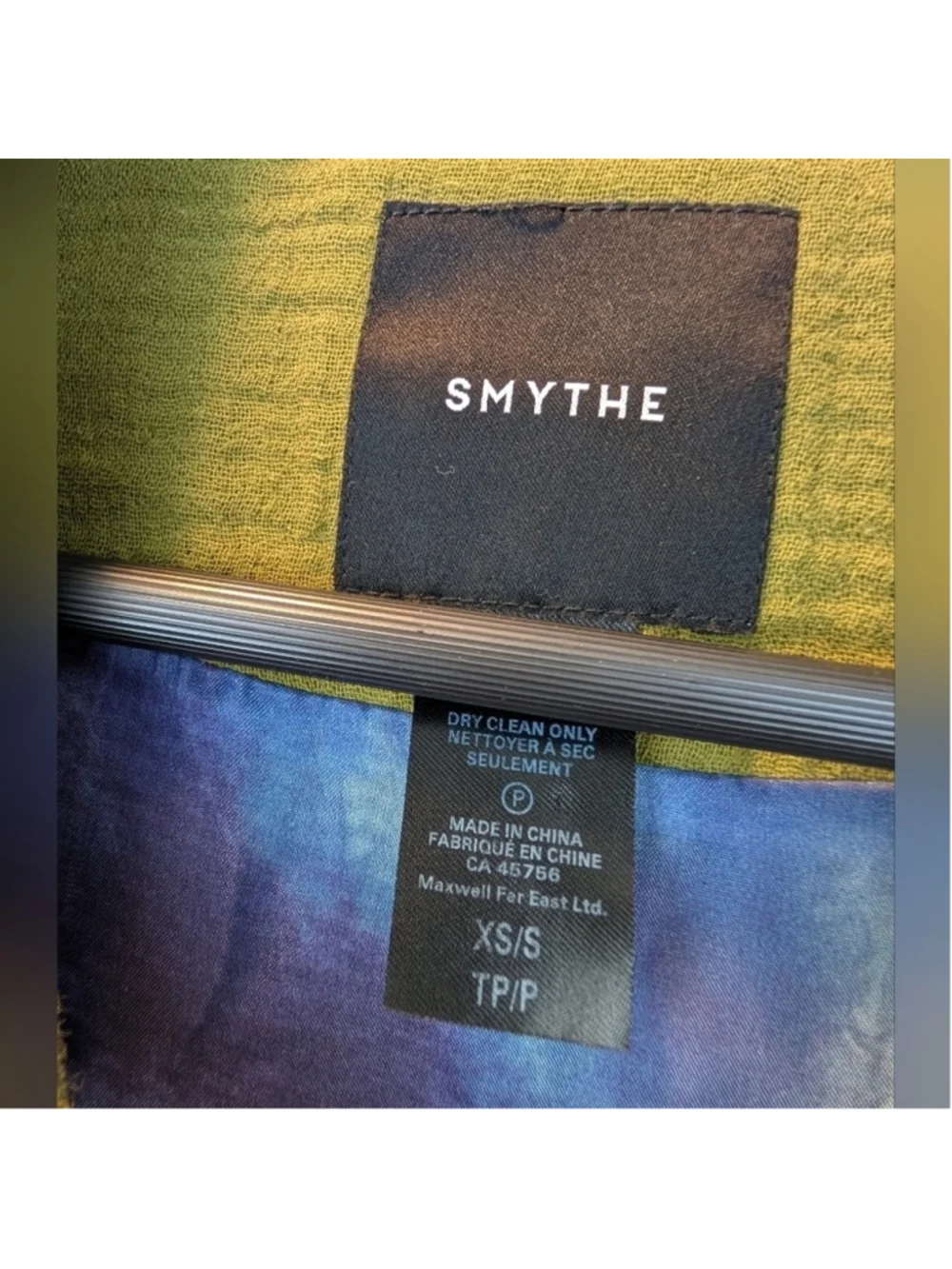 Smythe jacket oversized XS/S in EUC